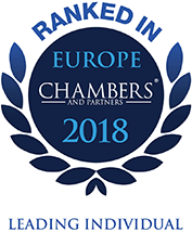 Chambers Europe 2018 Leading Individual