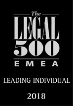 Legal 500 2018 Leading Individual